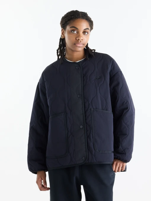 Куртки та дублянки New Balance Quilted Bomber модель WJ62P3VEDNT Фото
