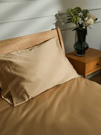 Наволочка "Предрассветная тишина" из натурального сатина MBM HOME модель BL-P-24 WARM PEBBLE Фото