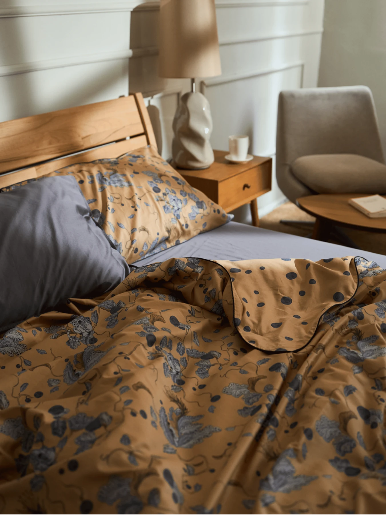 Наволочка "Теплий ліс" з натурального сатину MBM HOME модель BL-P-23 WARM SAND/PRINT Наволочка "Теплий ліс" з натурального сатину MBM HOME модель BL-P-23 WARM SAND/PRINT Фото