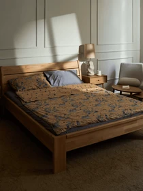 Наволочка "Теплий ліс" з натурального сатину MBM HOME модель BL-P-23 WARM SAND/PRINT Фото