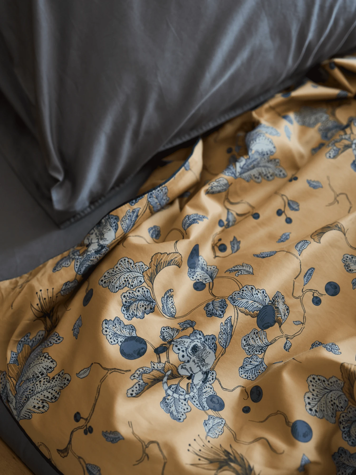 Підковдра "Теплий ліс" з натурального сатину MBM HOME модель BL-DC-37/38 WARM SAND/PRINT Фото
