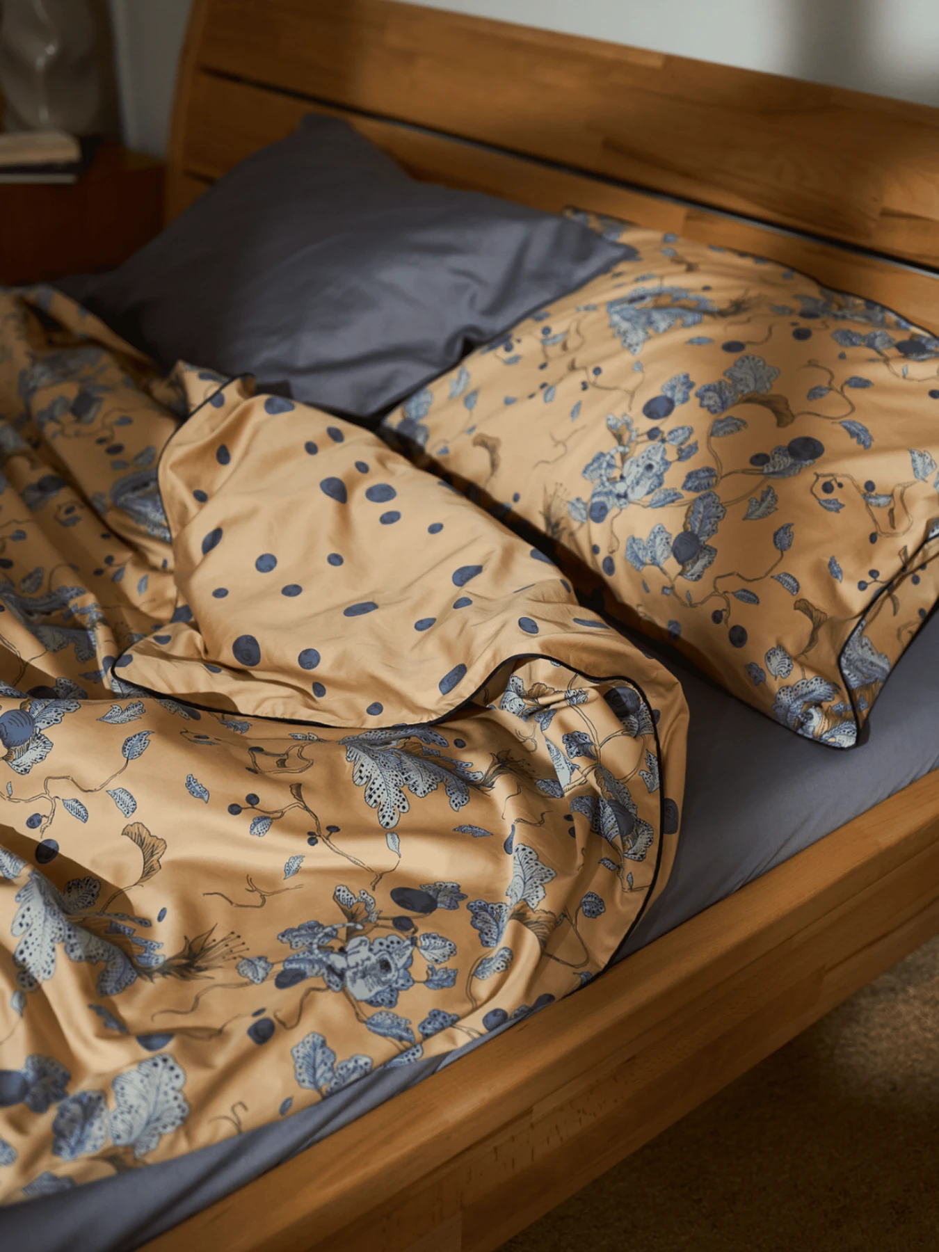 Підковдра "Теплий ліс" з натурального сатину MBM HOME модель BL-DC-37/38 WARM SAND/PRINT Фото
