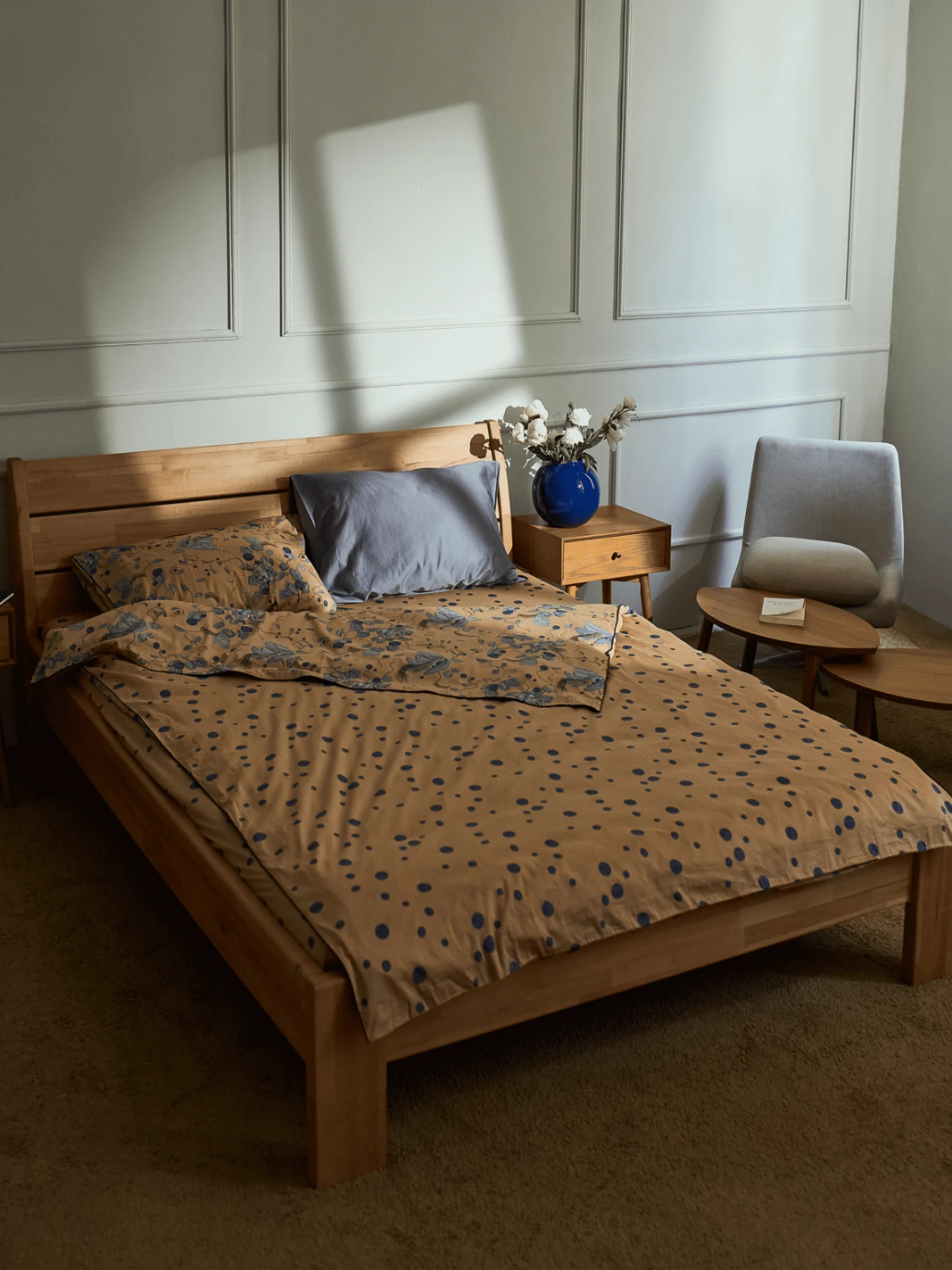 Підковдра "Теплий ліс" з натурального сатину MBM HOME модель BL-DC-37/38 WARM SAND/PRINT Фото