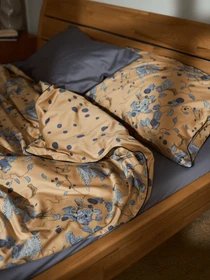 Підковдра "Теплий ліс" з натурального сатину MBM HOME модель BL-DC-37/38 WARM SAND/PRINT Фото