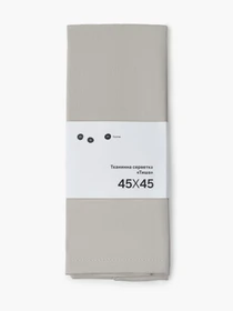 Серветка тканинна "Тиша" з натуральної бавовни MBM HOME модель KT-29 GRAVEL/PRINT Фото