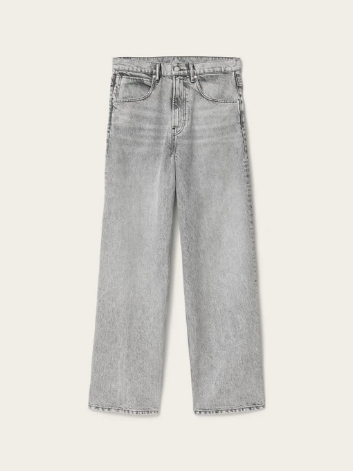 Бавовняні Чоловічі Прямі джинси All Saints Rivet Slouch фото 2