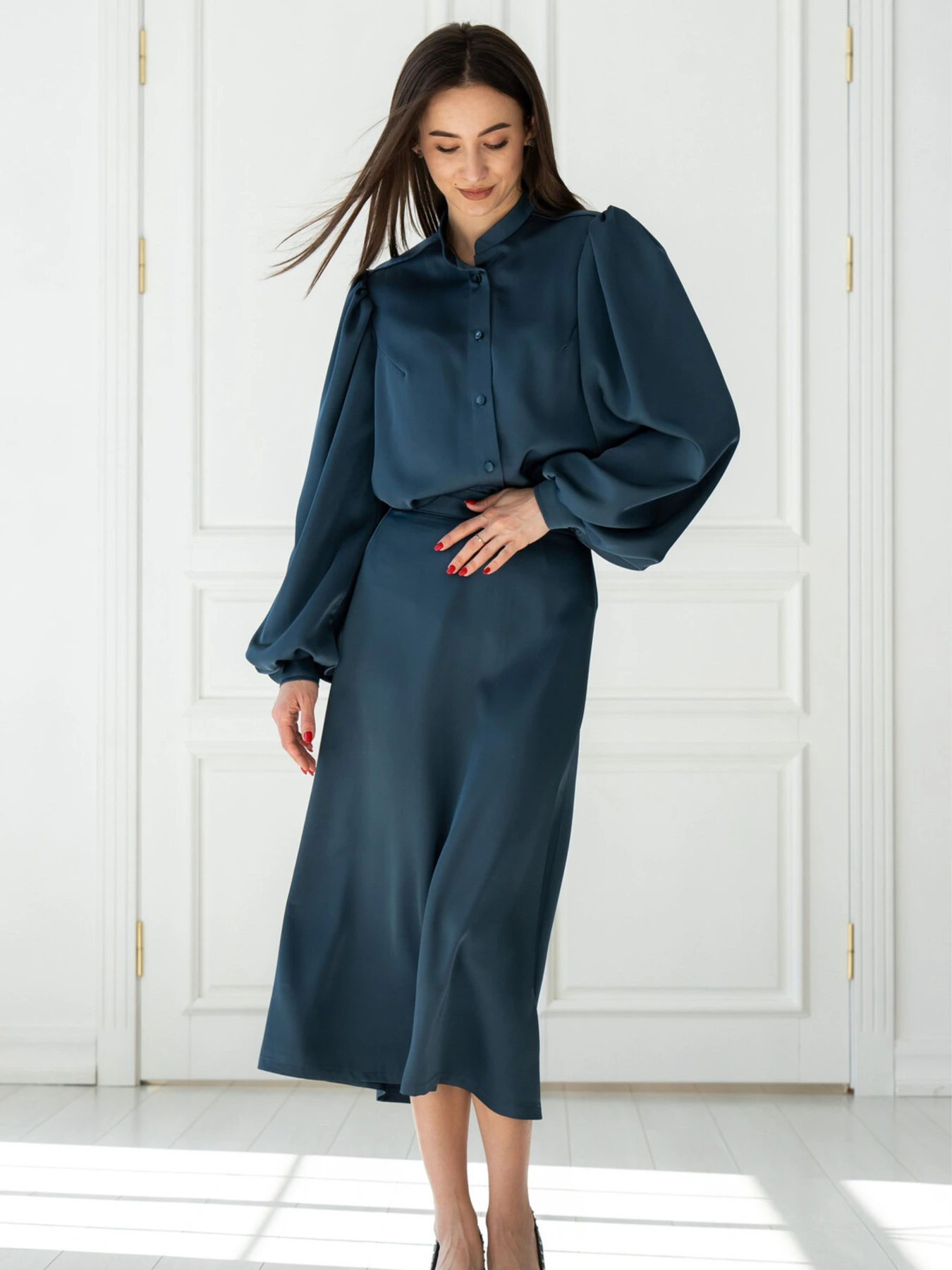 Сорочки RiMari модель 1023-dzhins Фото
