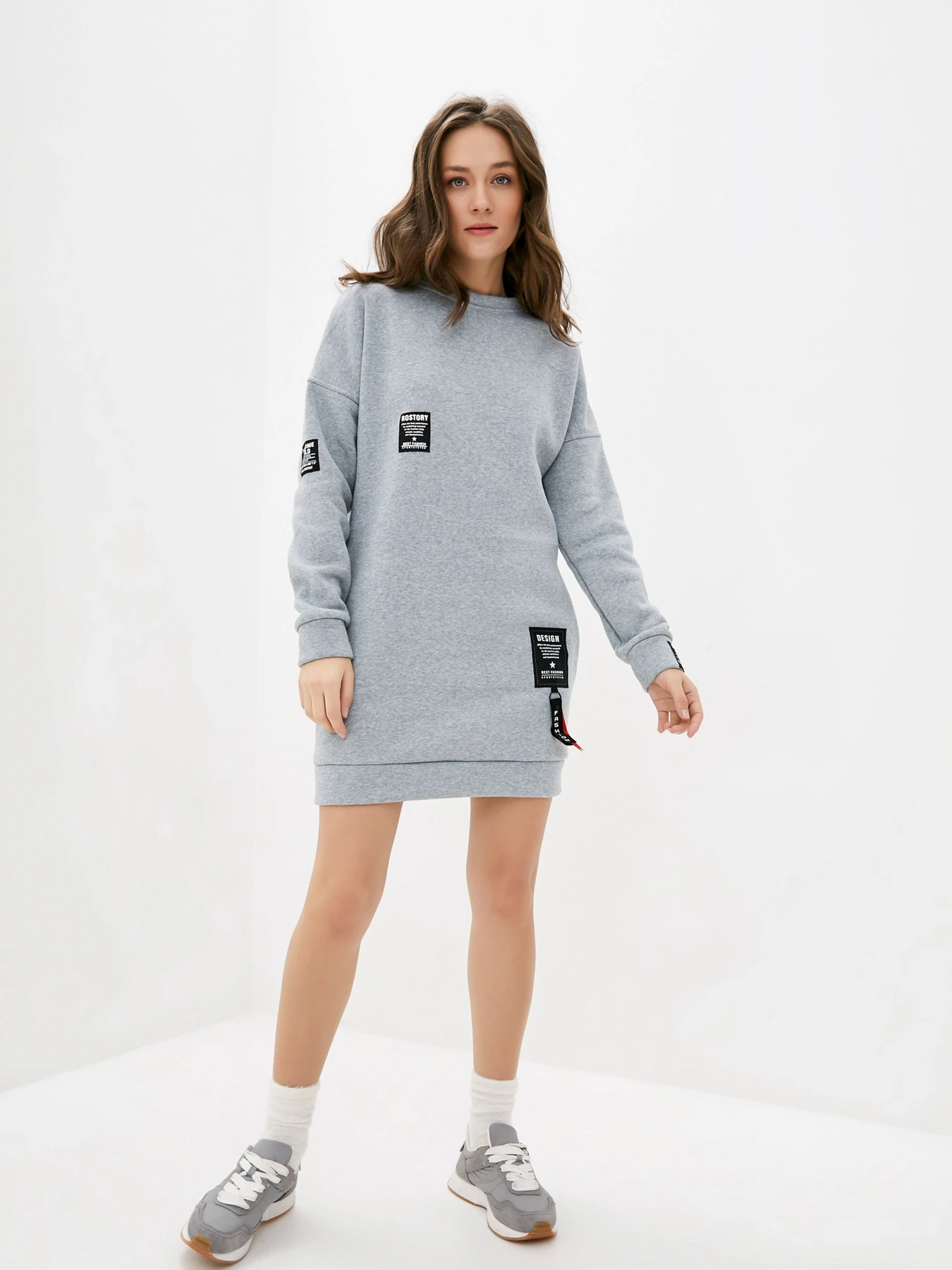 Сукні ISSA Plus модель SA-50_grey Сукні ISSA Plus модель SA-50_grey Фото