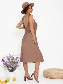Платья ISSA Plus модель 13013_brown Фото