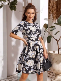 Сукні ISSA Plus модель 12856_black Фото