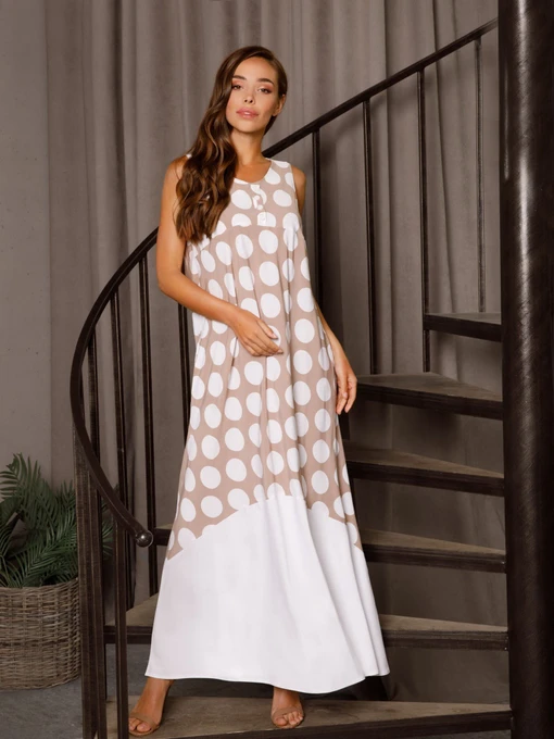 Платья ISSA Plus модель 12757_beige Фото