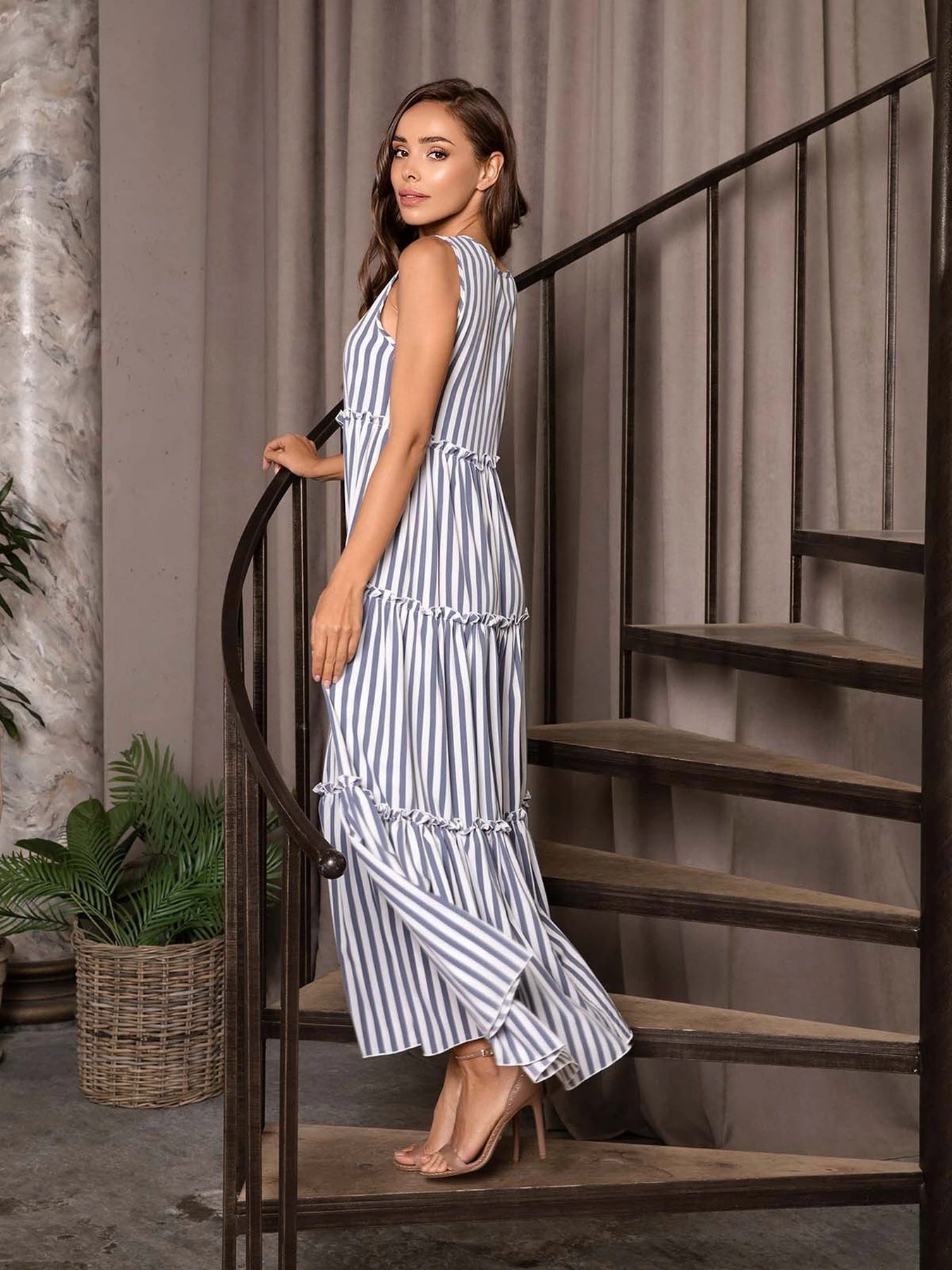Сукні ISSA Plus модель 12726_grey Фото
