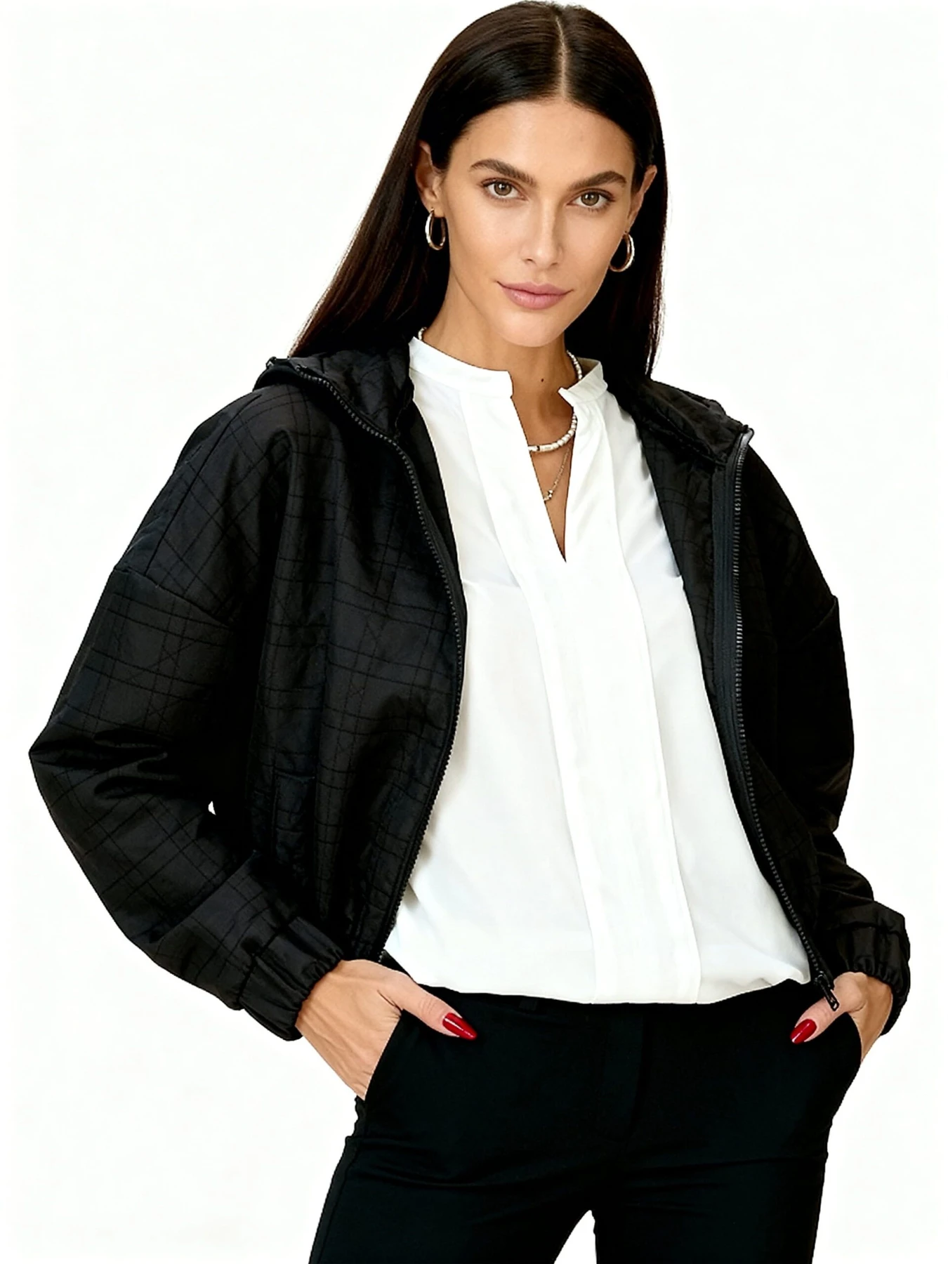 Куртки и дубленки LadyLike модель ladlk236780047-chornij Куртки и дубленки LadyLike модель ladlk236780047-chornij Фото