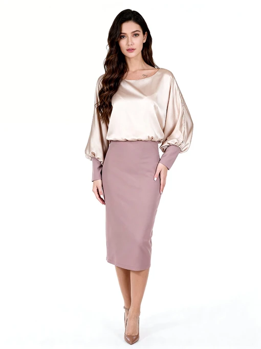 Платья LadyLike модель ladlk243340089-bezhevij Фото