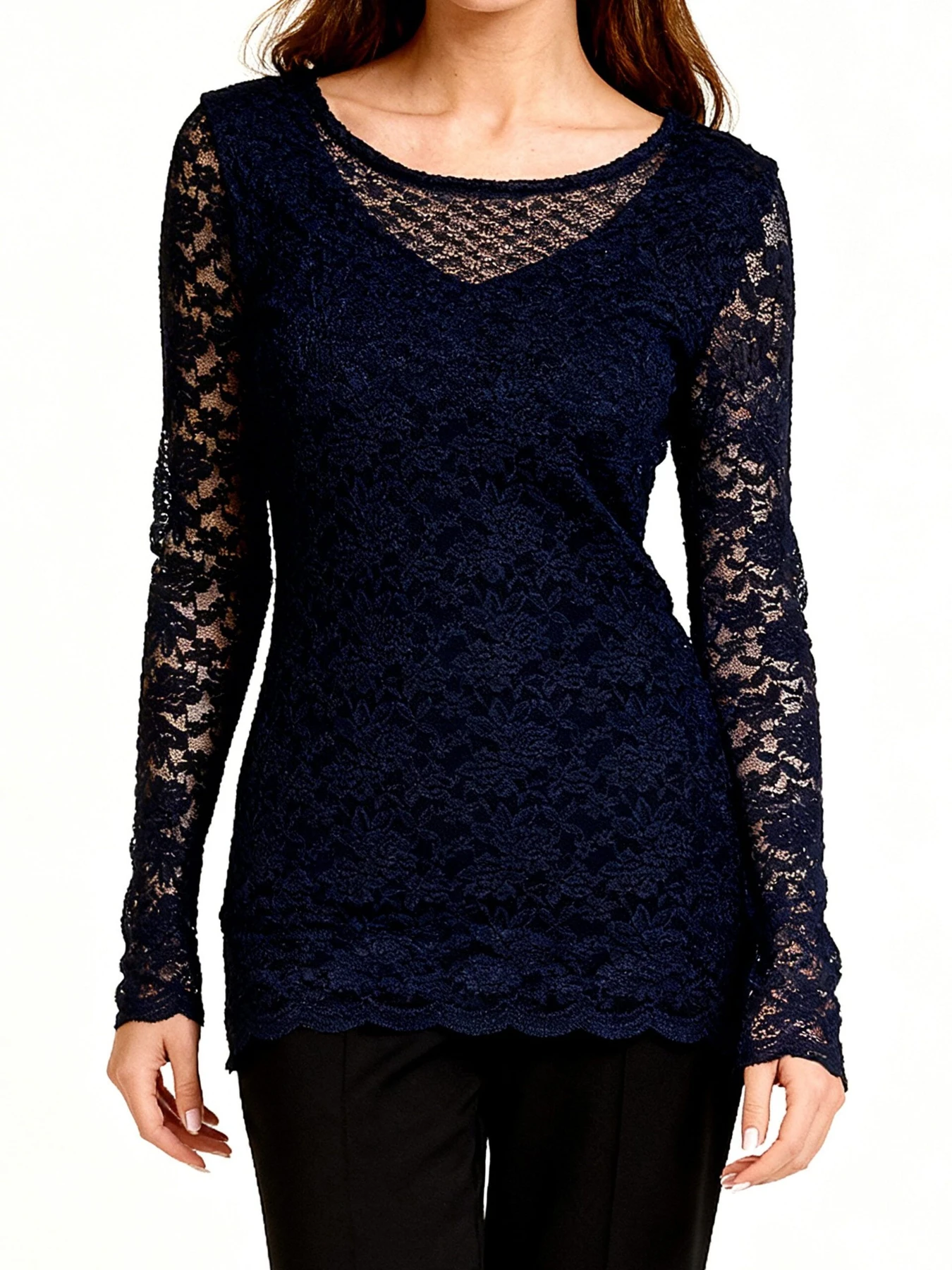 Рубашки LadyLike модель ladlk241770163-sinj Фото