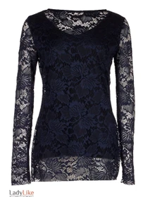 Рубашки LadyLike модель ladlk241770063-sinj Фото
