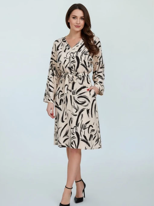 Платья LadyLike модель ladlk250512389-bezhevij Фото