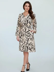 Платья LadyLike модель ladlk250512389-bezhevij Фото