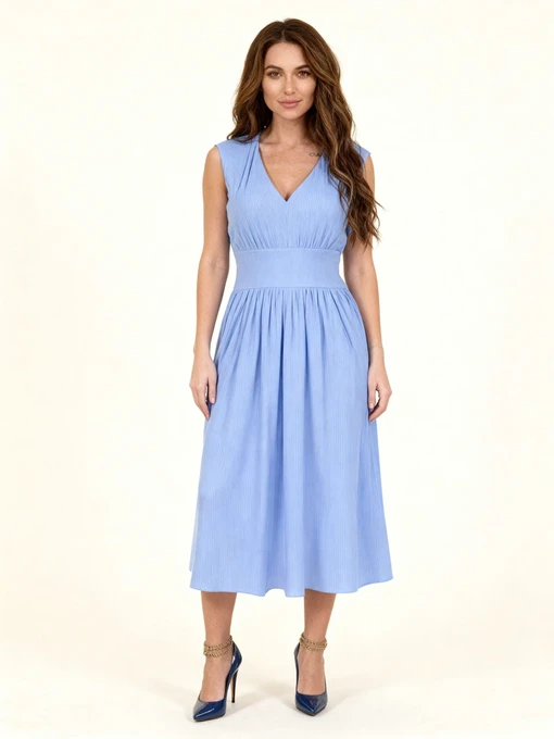 Платья LadyLike модель ladlk243770084-blakitnij Фото