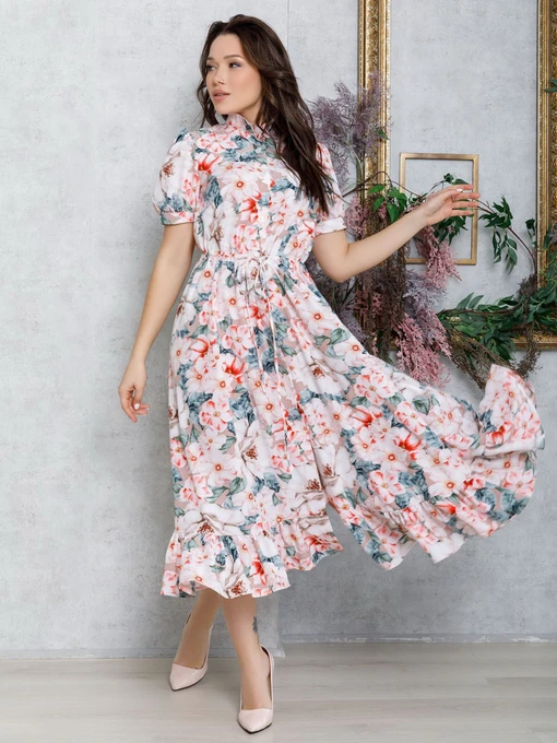 Платья ISSA Plus модель 12579_multicolor Фото