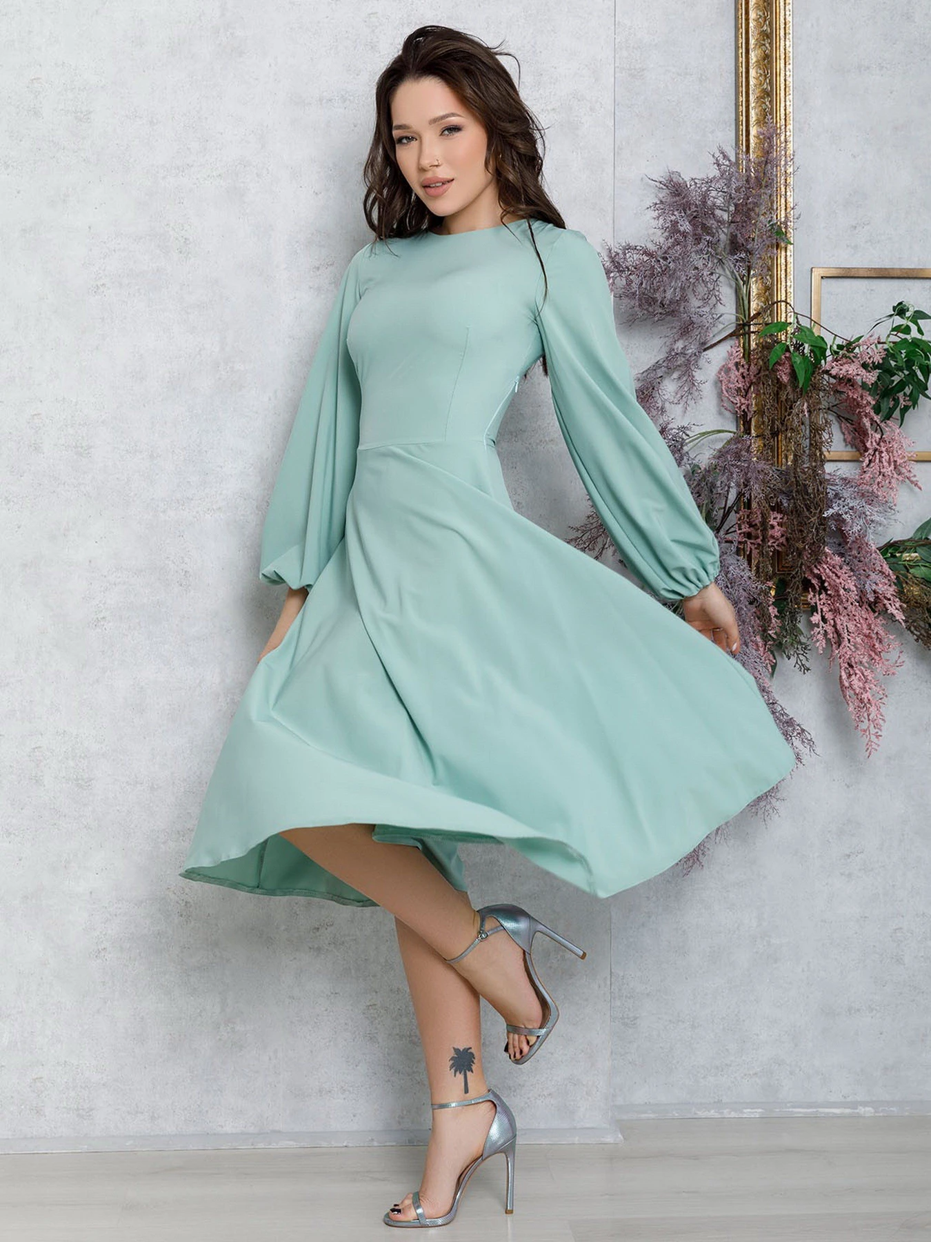 Сукні ISSA Plus модель 12563_mint Фото