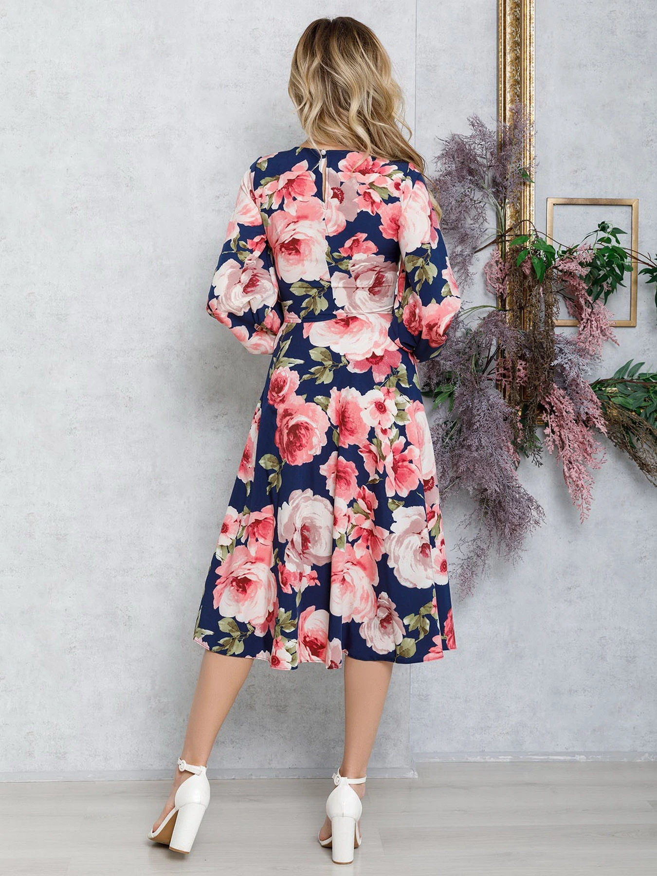 Платья ISSA Plus модель 12560_blue Платья ISSA Plus модель 12560_blue Фото