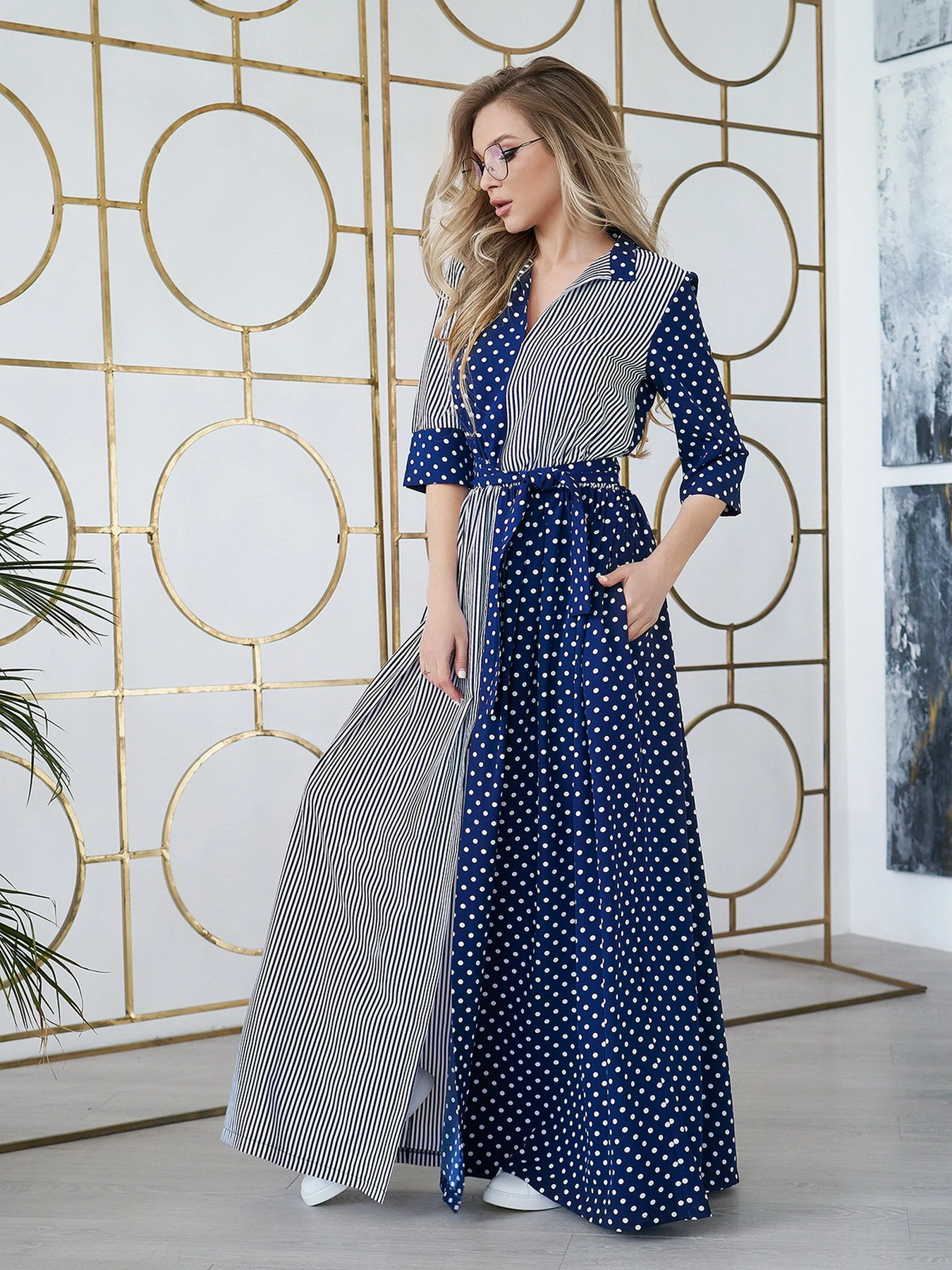 Сукні ISSA Plus модель 12525_blue Фото