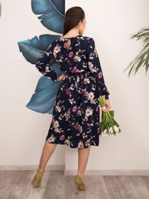 Сукні ISSA Plus модель 12512_blue Фото