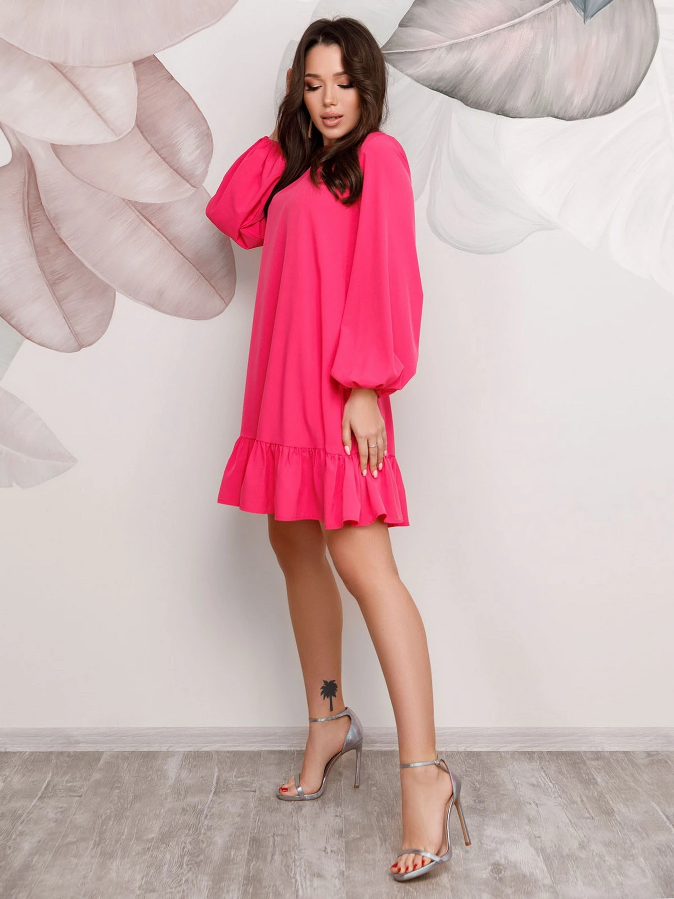 Платья ISSA Plus модель 12461_crimson Платья ISSA Plus модель 12461_crimson Фото
