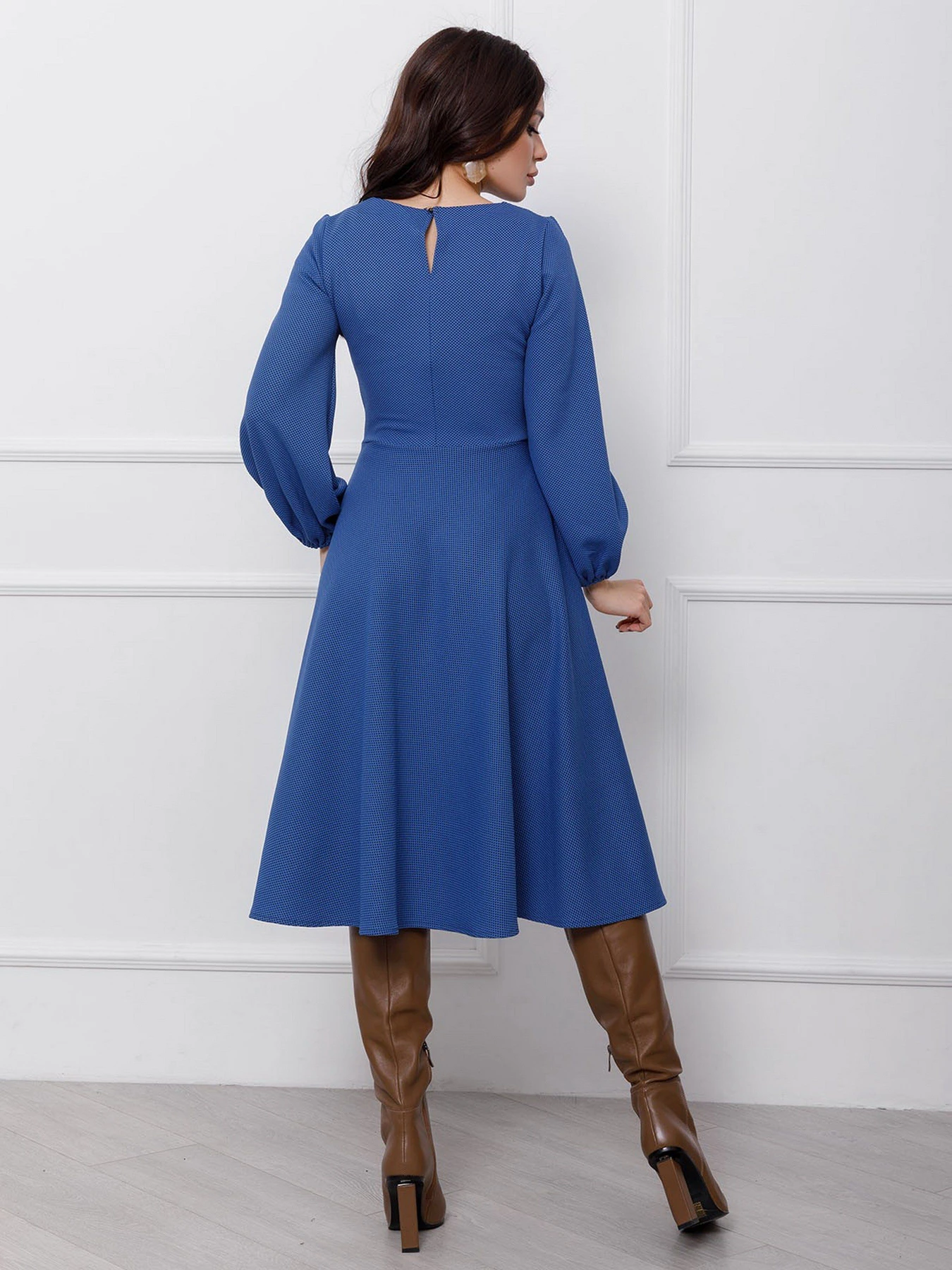 Платья ISSA Plus модель 12423_blue Платья ISSA Plus модель 12423_blue Фото