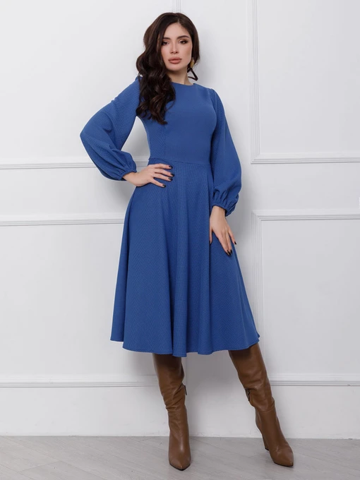 Платья ISSA Plus модель 12423_blue Фото