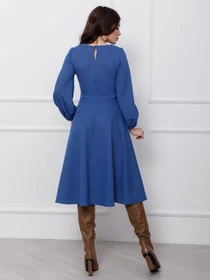 Платья ISSA Plus модель 12423_blue Фото
