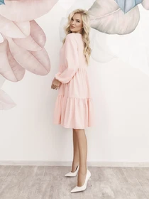 Сукні ISSA Plus модель 12252_pink Фото