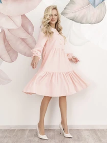 Сукні ISSA Plus модель 12252_pink Фото