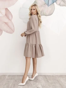 Платья ISSA Plus модель 12252_beige Фото