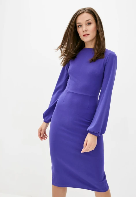 Сукні ISSA Plus модель 12206_lilac Фото
