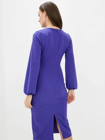 Сукні ISSA Plus модель 12206_lilac Фото