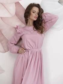 Сукні ISSA Plus модель 12197_pink Фото