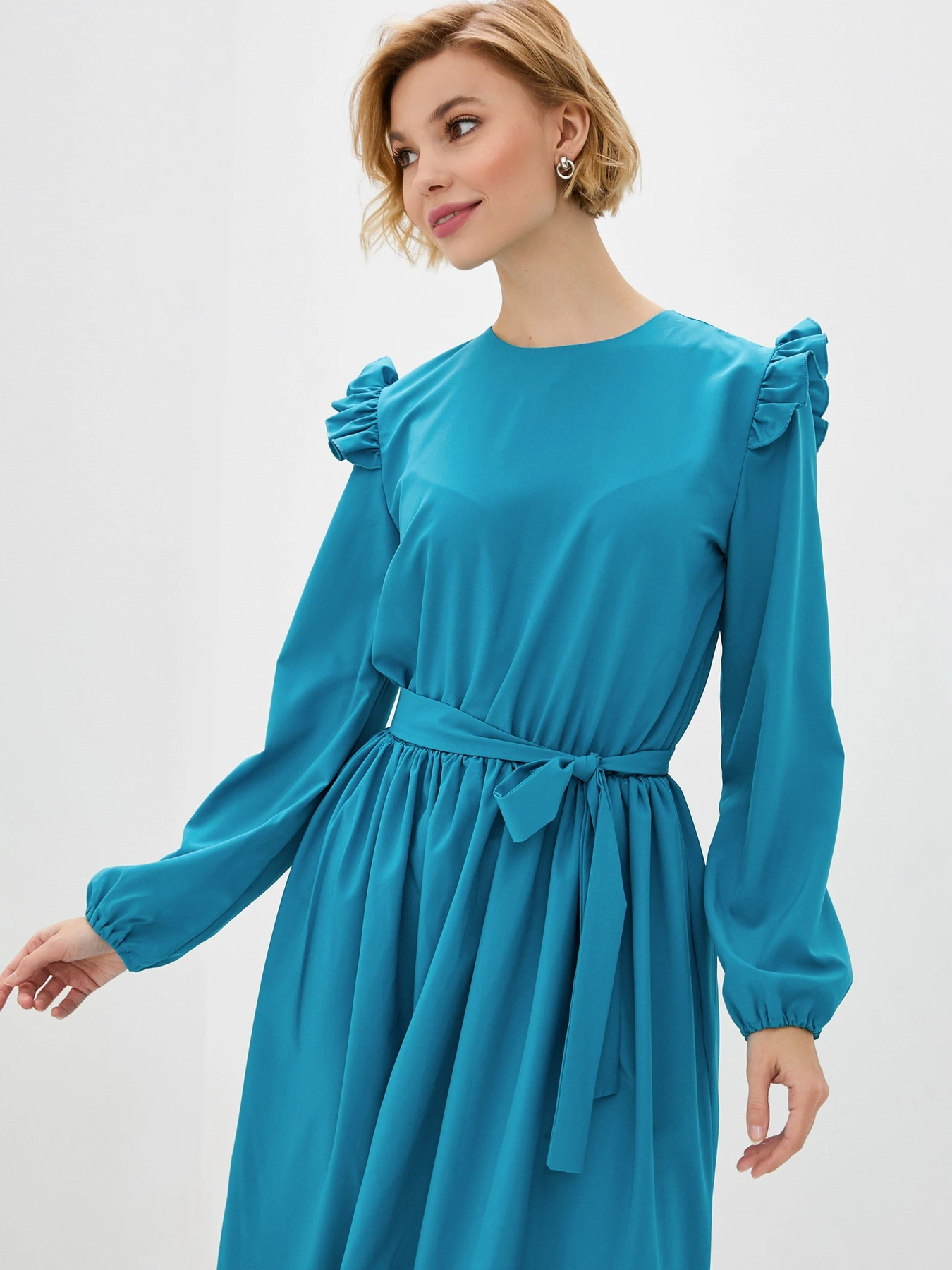 Платья ISSA Plus модель 12197_turquoise Платья ISSA Plus модель 12197_turquoise Фото