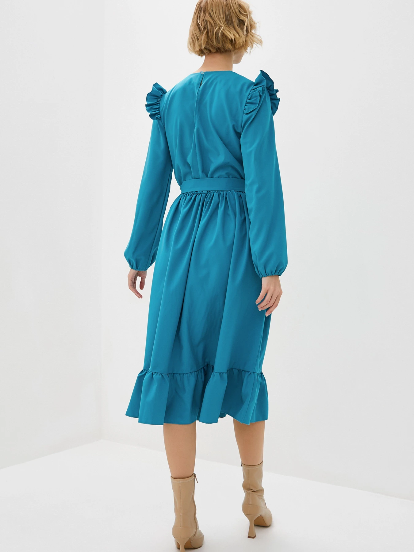 Платья ISSA Plus модель 12197_turquoise Платья ISSA Plus модель 12197_turquoise Фото