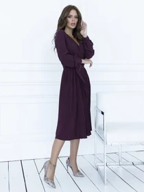 Сукні ISSA Plus модель 12121_purple Фото