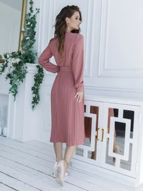 Сукні ISSA Plus модель 12121_darkpink Фото