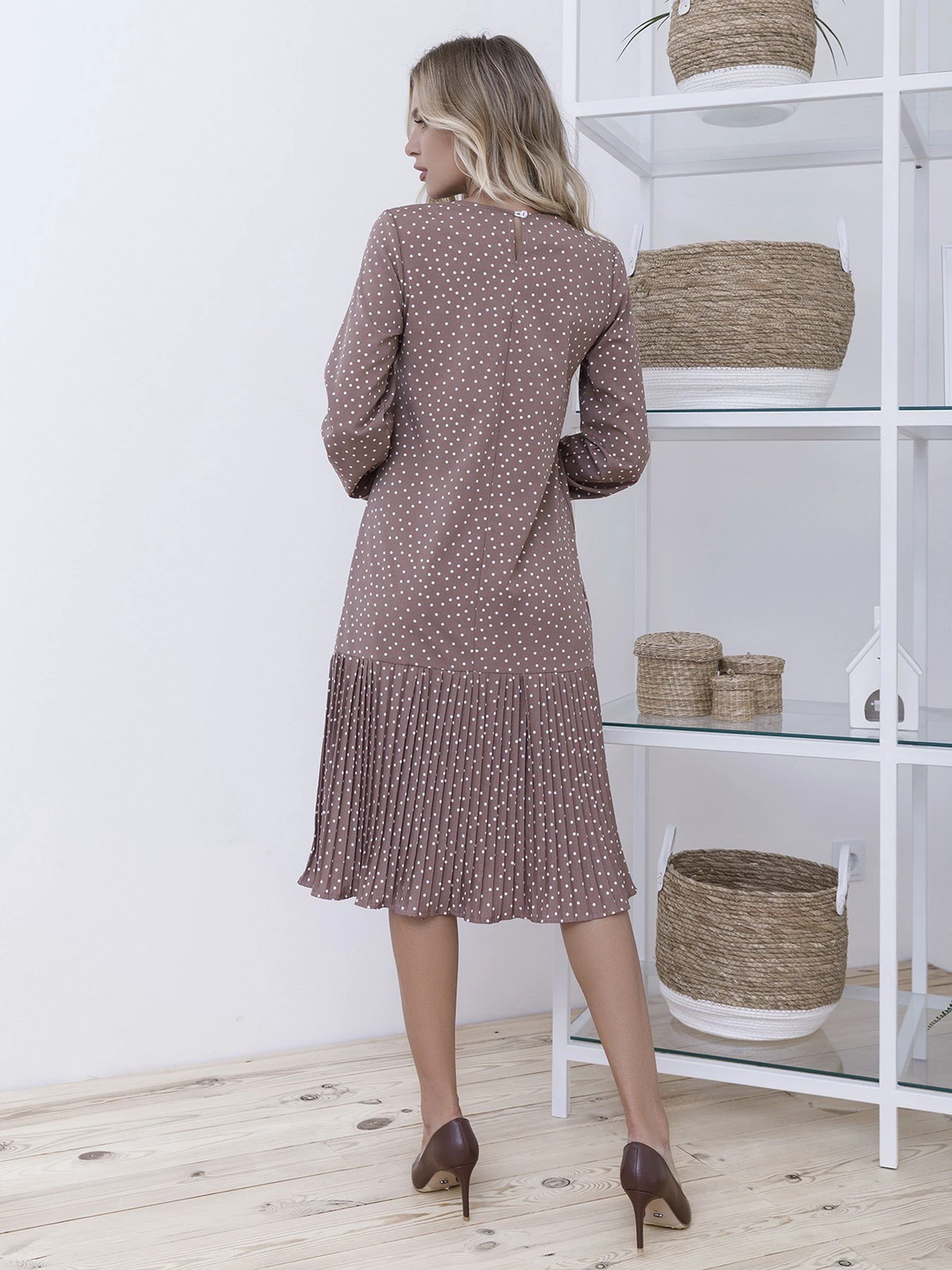 Платья ISSA Plus модель 12108_brown Платья ISSA Plus модель 12108_brown Фото