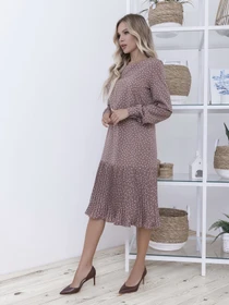 Платья ISSA Plus модель 12108_brown Фото