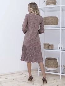 Платья ISSA Plus модель 12108_brown Фото