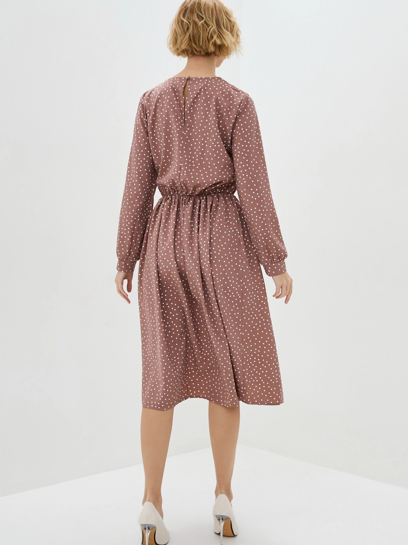 Платья ISSA Plus модель 12093_lightbrown Фото