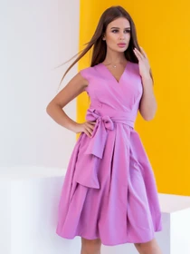 Платья ISSA Plus модель 12080_lilac Фото