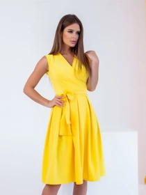 Платья ISSA Plus модель 12080_yellow Фото