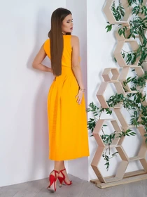 Сукні ISSA Plus модель 11757_mustard Фото