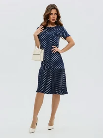 Платья ISSA Plus модель 11572_darkblue Фото